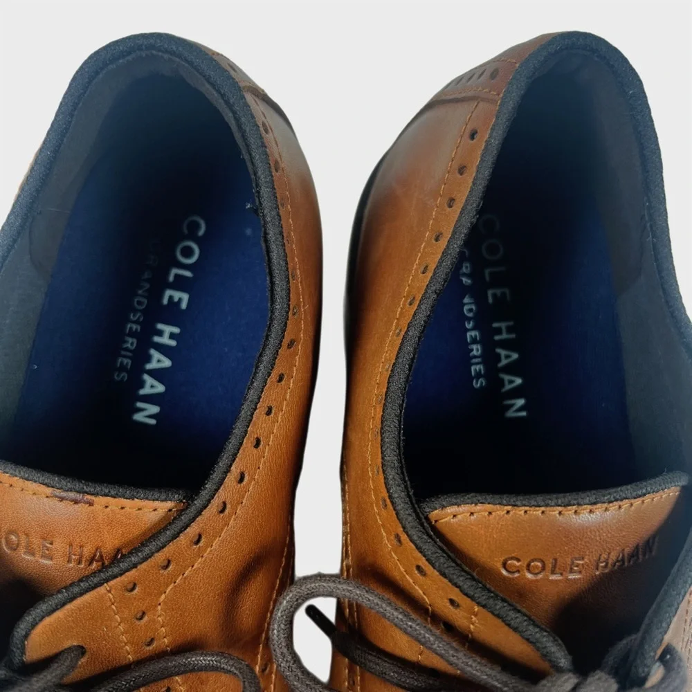 Cole Haan Lightweight Brown Leather Oxford Sz 11